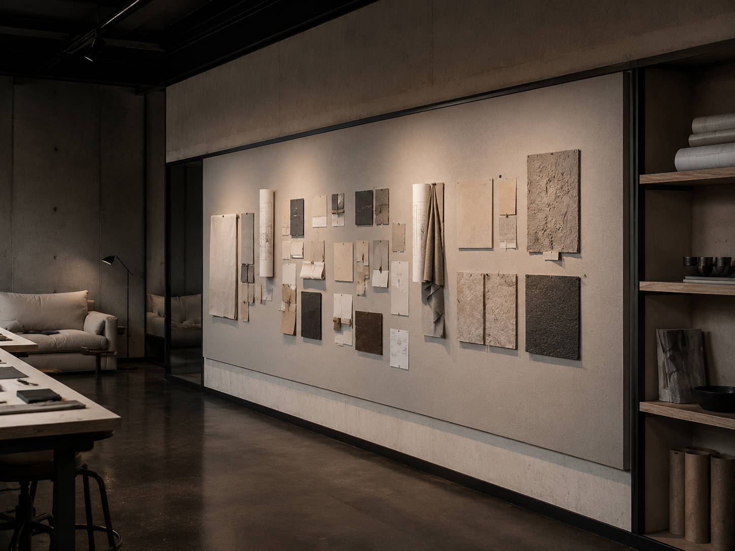 Alpha Atelier — The Proof, the review wall; even wall wash, 4000K