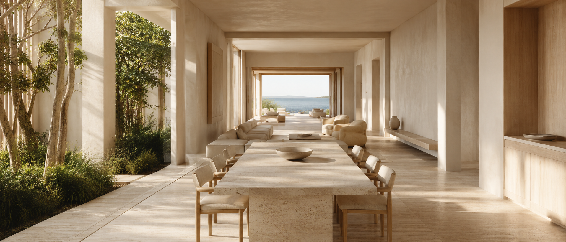 Lumen Path — establishing panorama of the whole curation at Wolf Casa, Indore