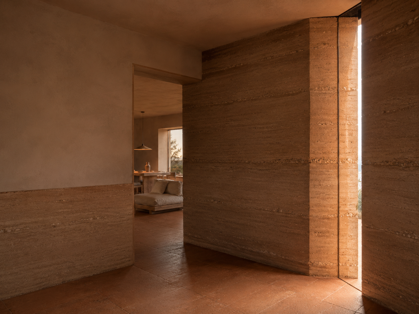 Terra Forma — Soglia, threshold; one high slot, no fixture